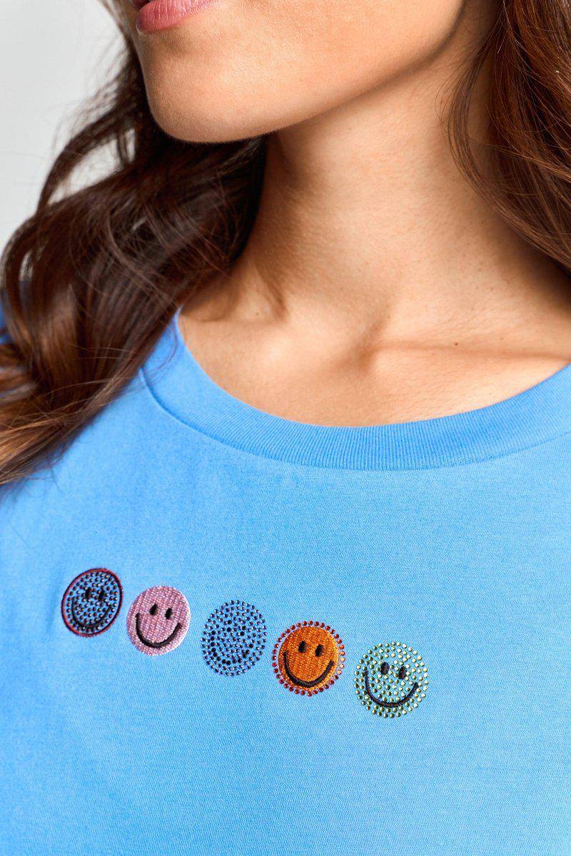 Eich & Royal T-Shirt Mit Strass-Smileys