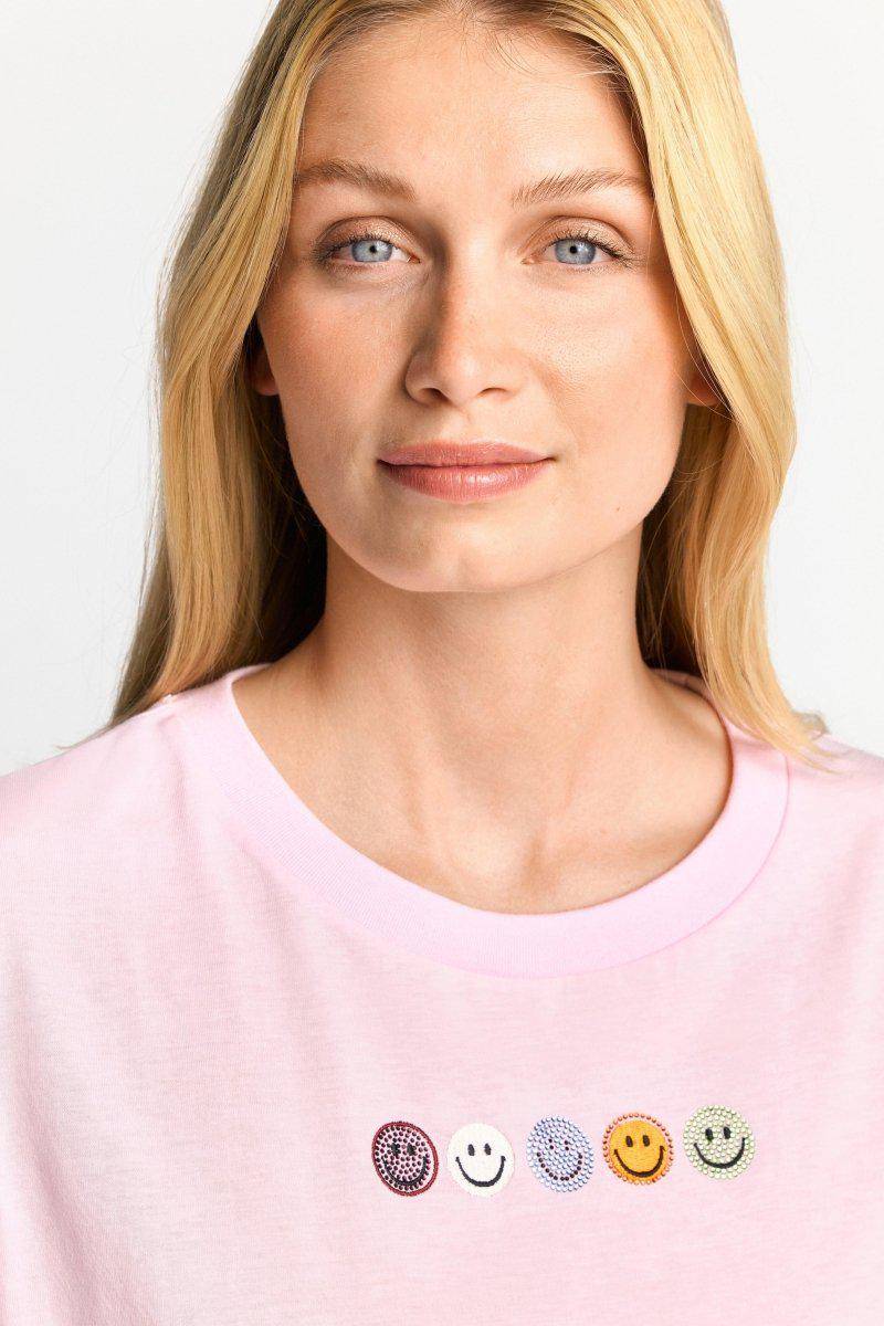 Eich & Royal T-Shirt Mit Strass-Smileys