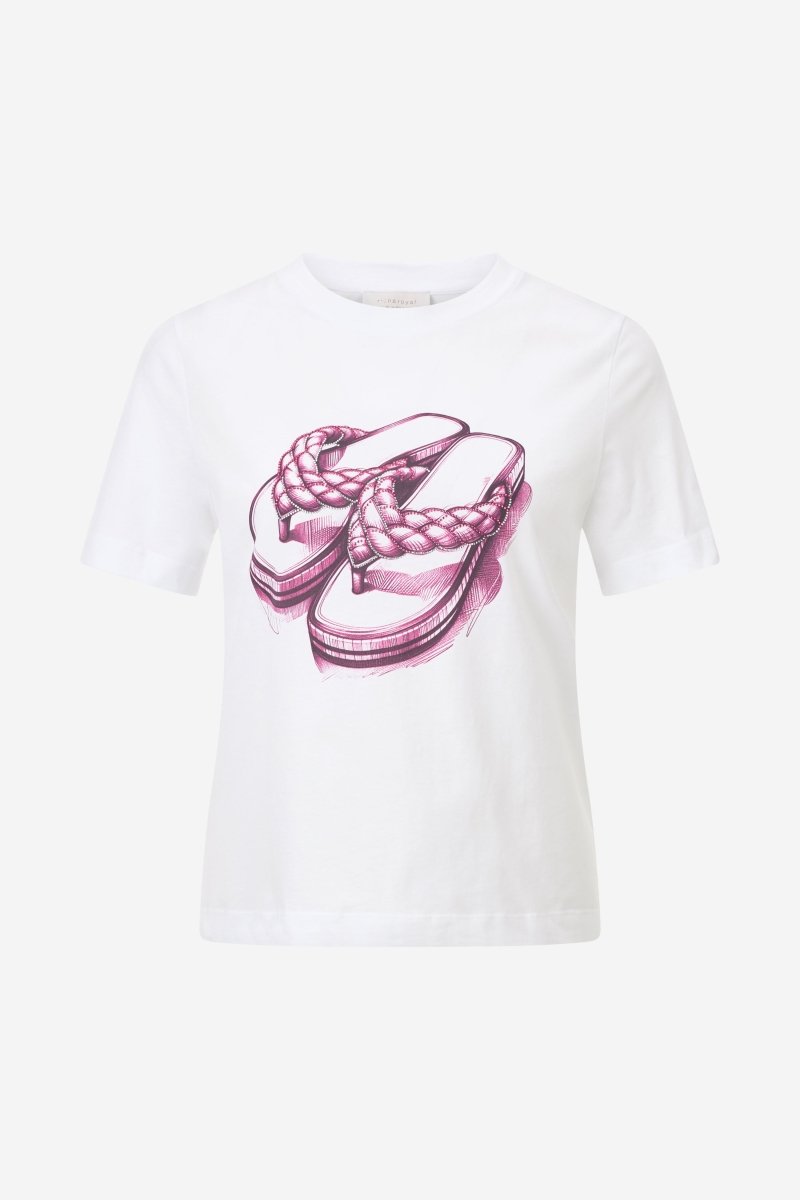 Eich & Royal T-Shirt Mit Strassverziertem Print