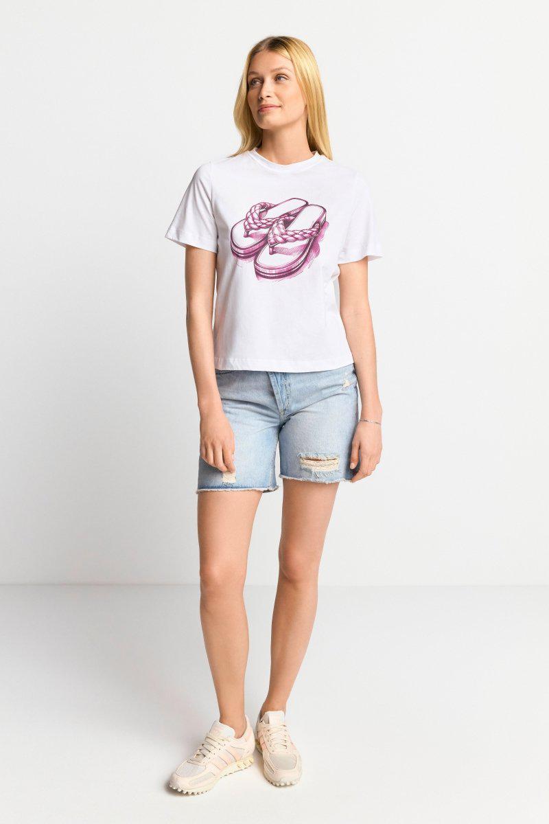 Eich & Royal T-Shirt Mit Strassverziertem Print