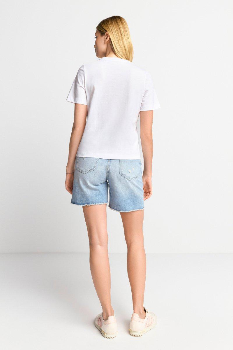 Eich & Royal T-Shirt Mit Strassverziertem Print