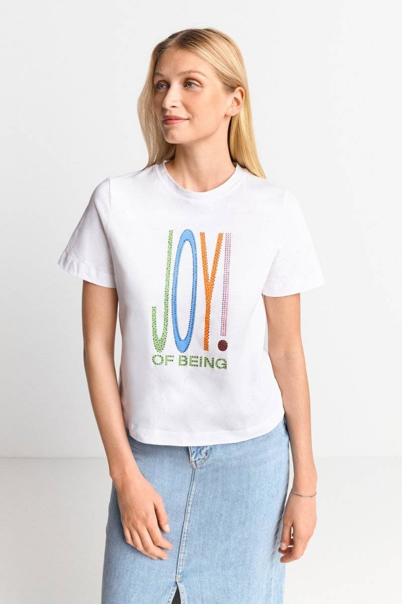 Eich & Royal T-Shirt Mit Strassverzierung