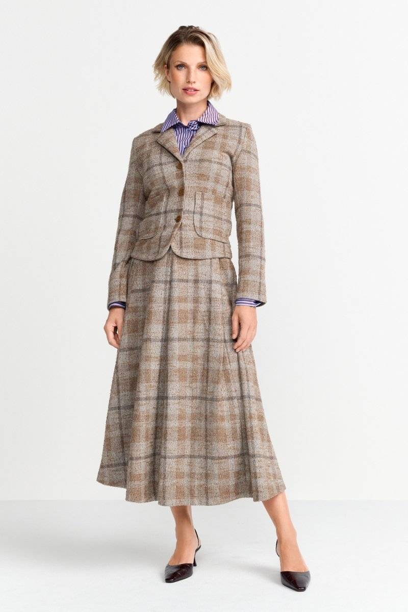 Eich & Royal Taillierter Blazer Mit Karomuster