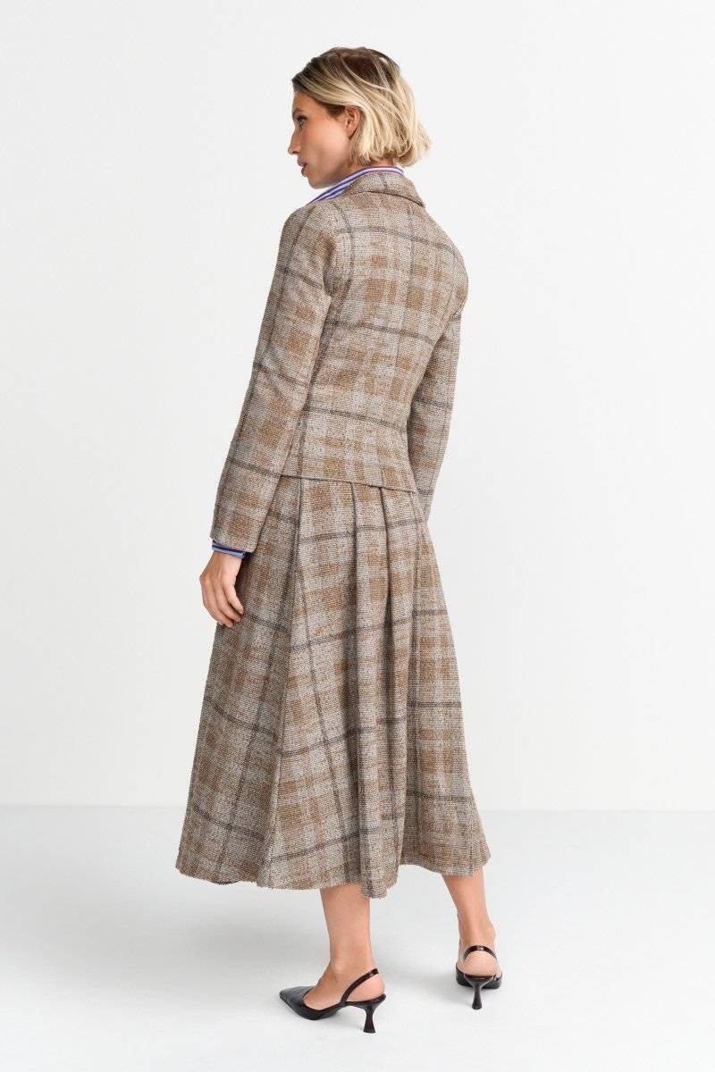 Eich & Royal Taillierter Blazer Mit Karomuster