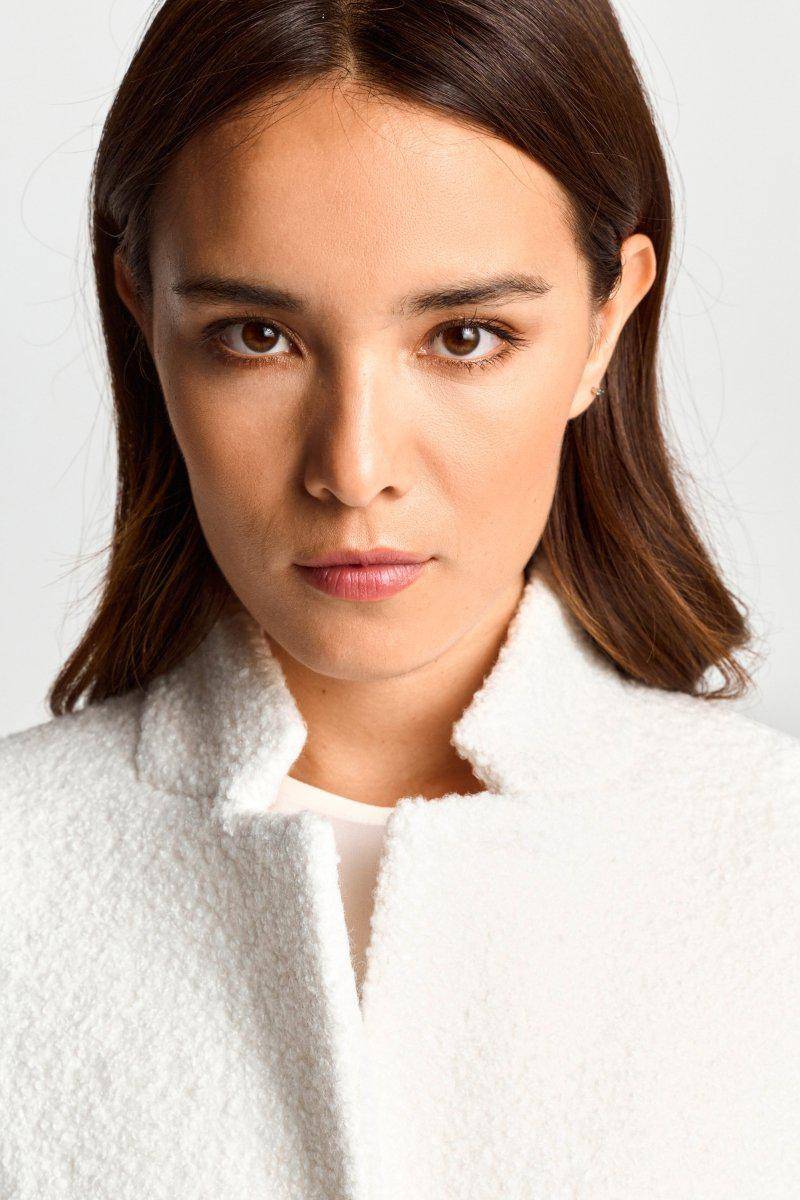 Eich & Royal Teddy-Mantel Mit Stehkragen