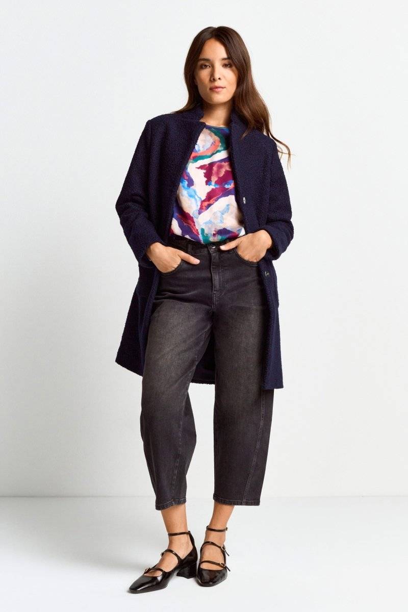 Eich & Royal Teddy-Mantel Mit Stehkragen