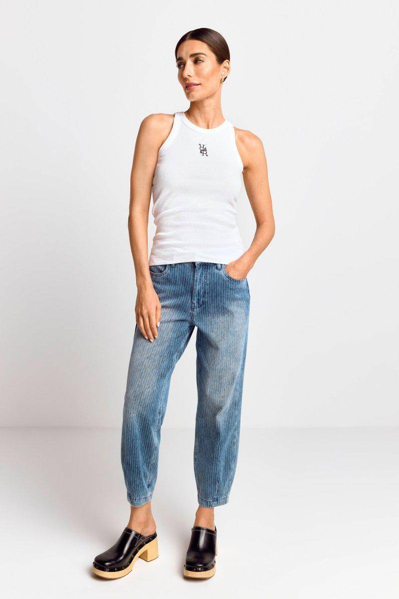 Eich & Royal Top Mit Logostickerei