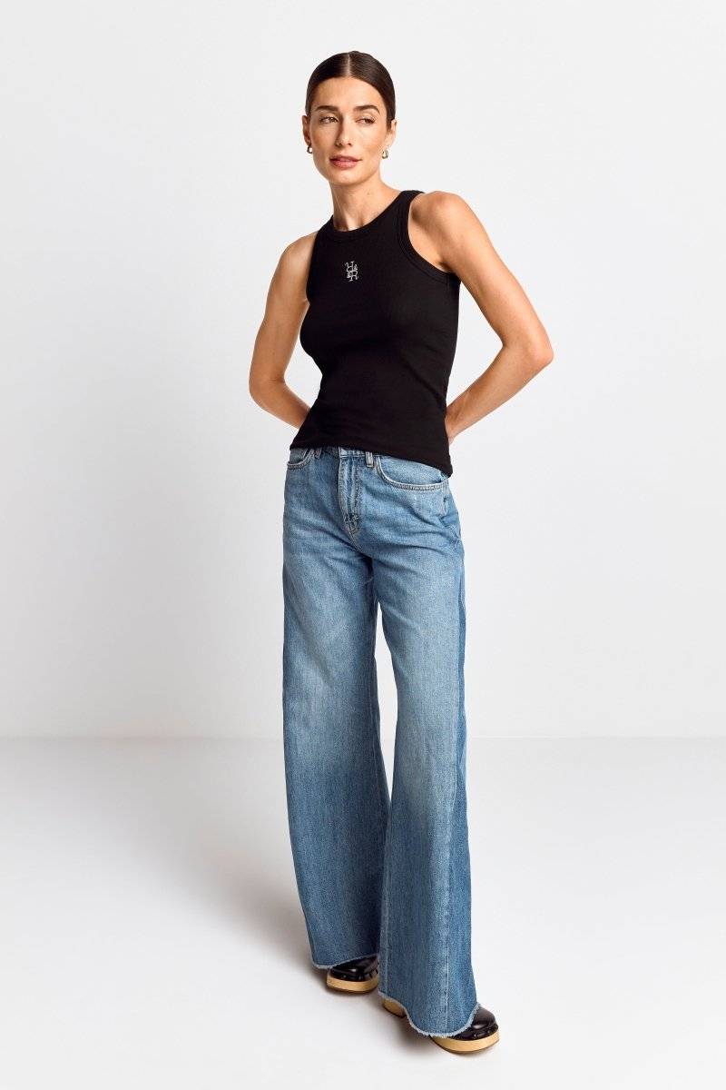 Eich & Royal Top Mit Logostickerei