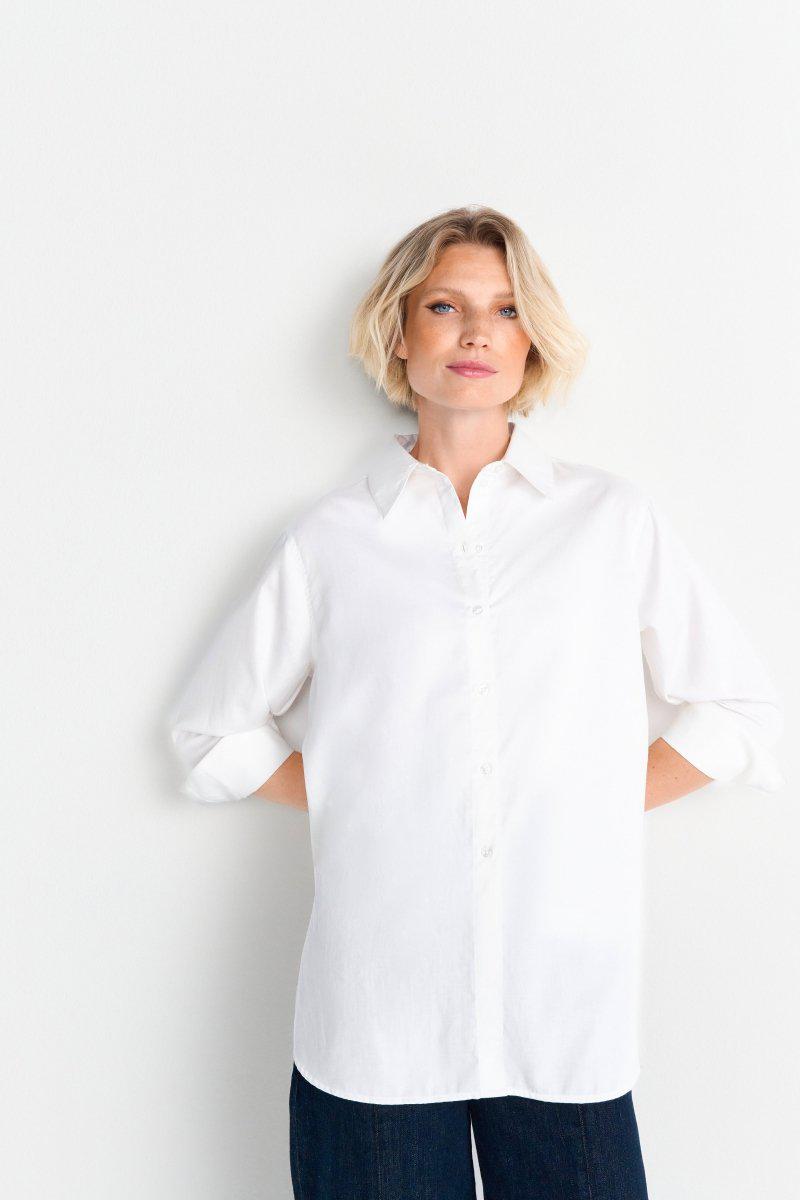 Eich & Royal Weiße Oversize-Bluse