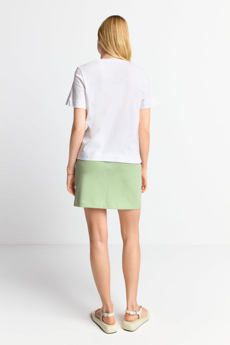 Eich & Royal Weißes T-Shirt Mit Print