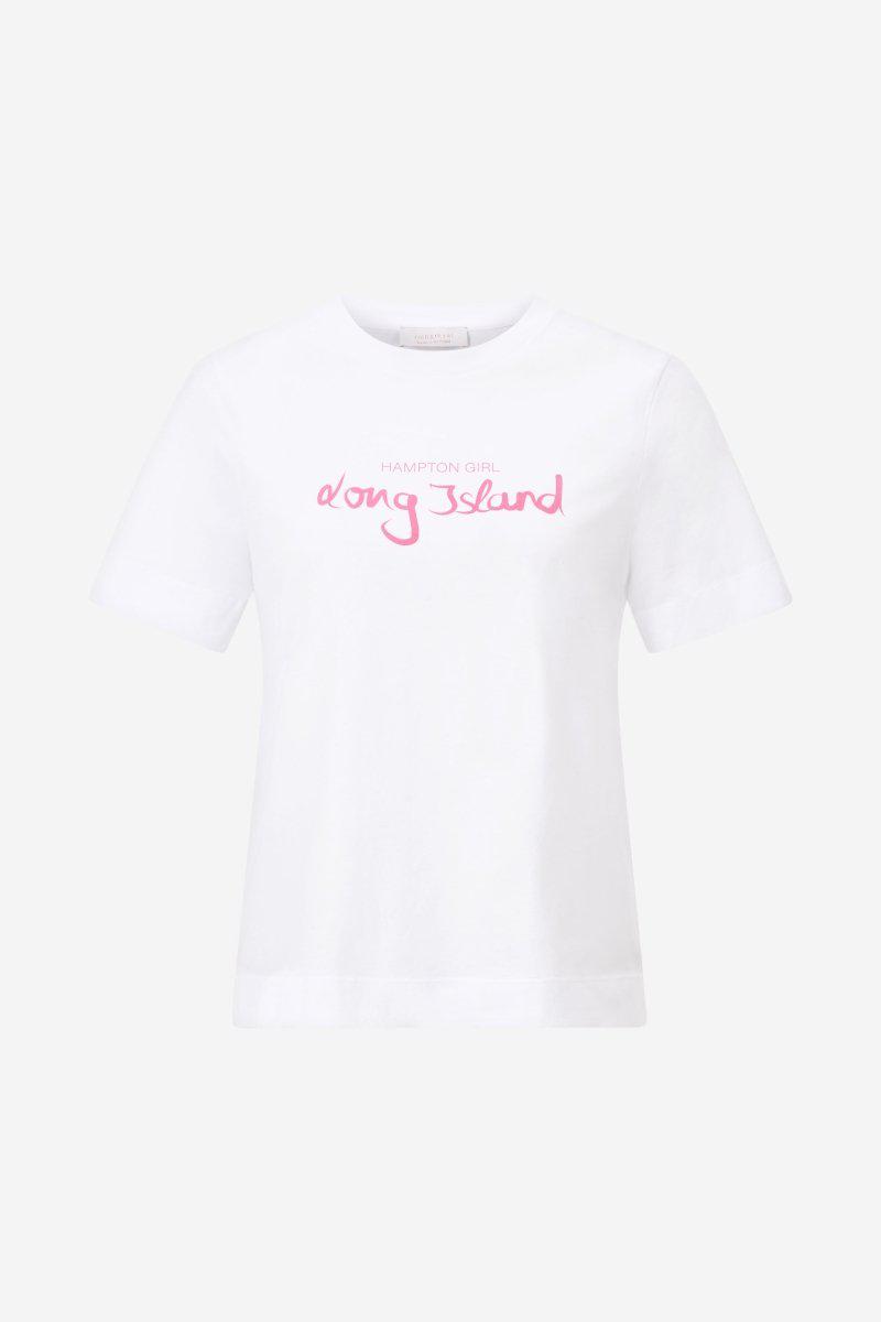 Eich & Royal Weißes T-Shirt Mit Schriftzug