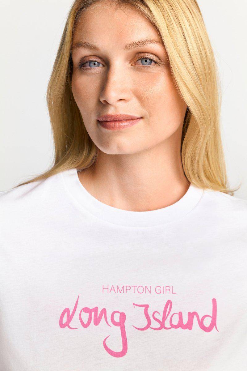 Eich & Royal Weißes T-Shirt Mit Schriftzug