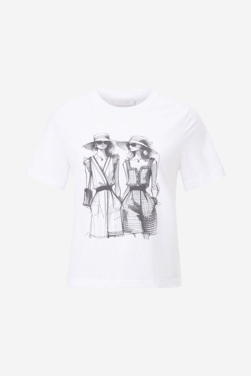 Eich & Royal Weißes T-Shirt Mit Statement-Print