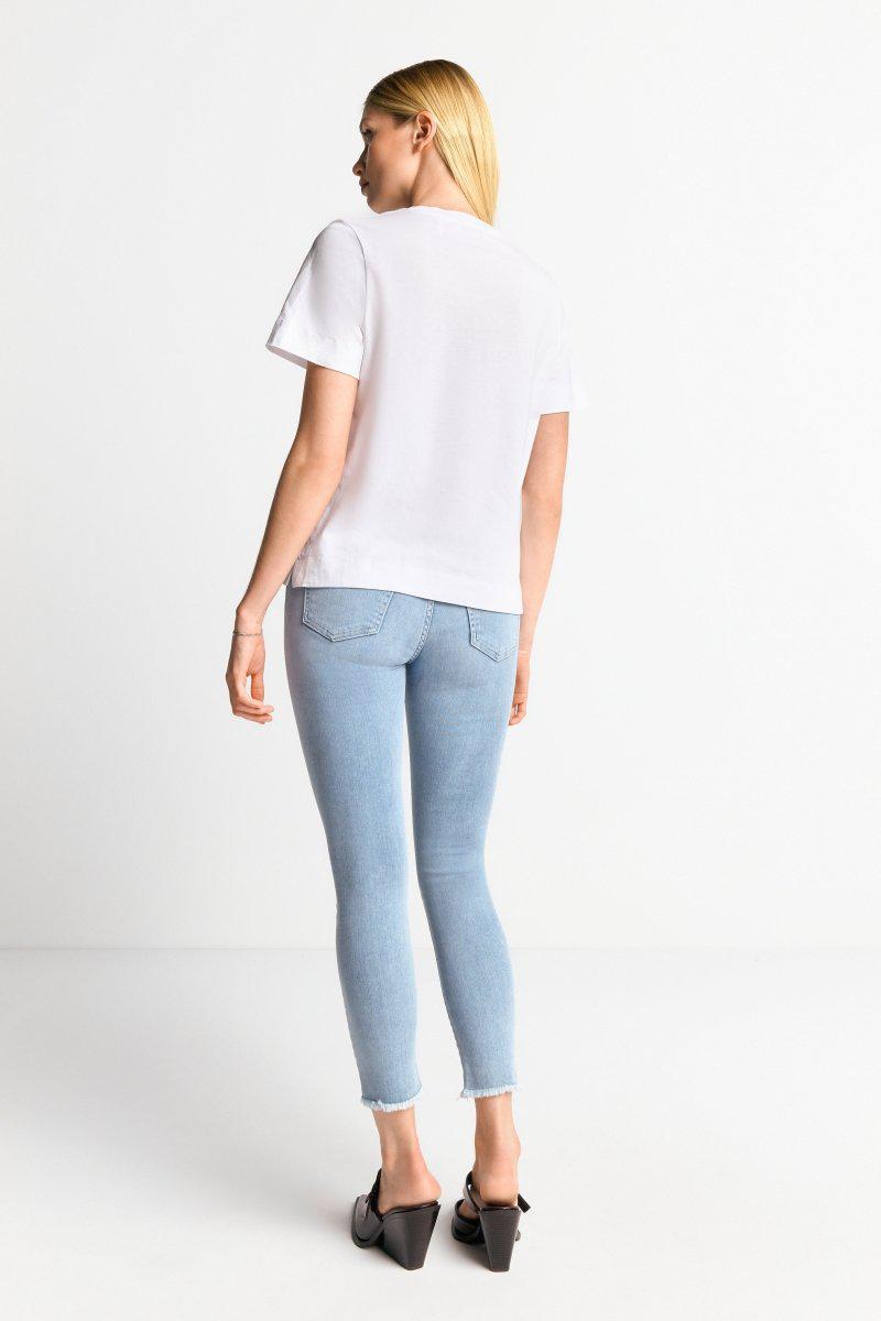 Eich & Royal Weißes T-Shirt Mit Statement-Print