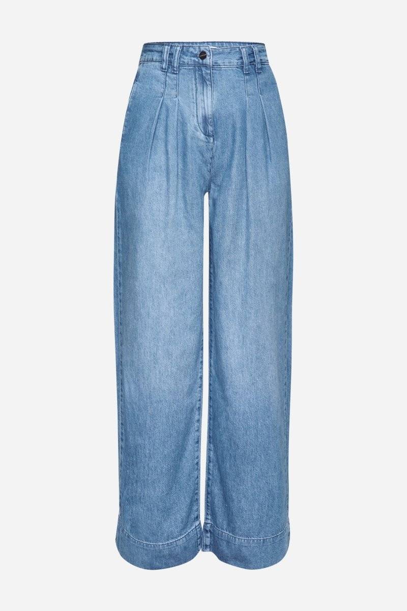 Eich & Royal Wide Leg Denim Mit Bundfalten