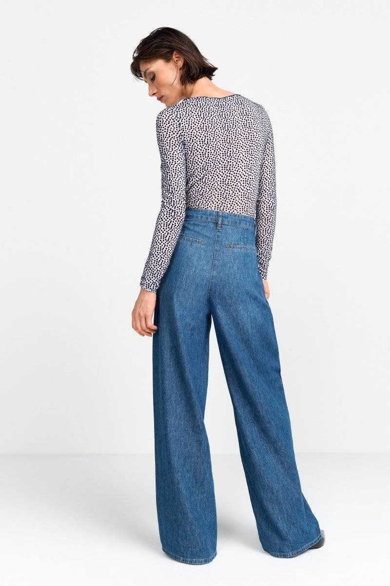 Eich & Royal Wide Leg Denim Mit Hoher Taille