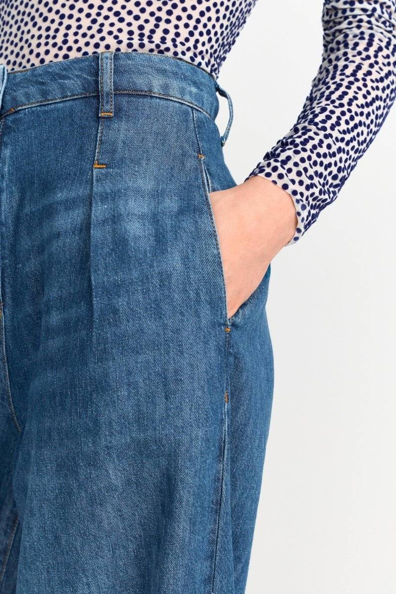 Eich & Royal Wide Leg Denim Mit Hoher Taille