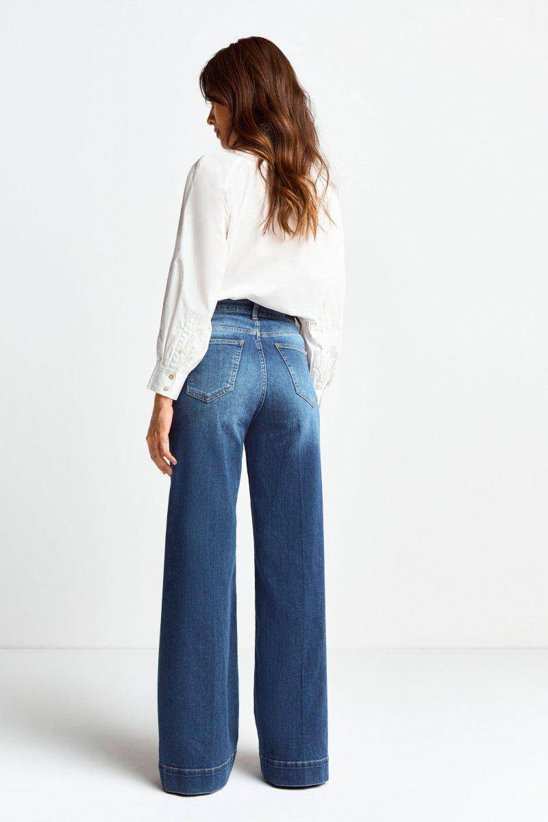 Eich & Royal Wide Leg Denim Mit Hoher Taille