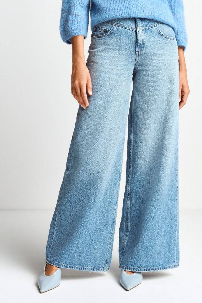 Eich & Royal Wide Leg Denim Mit Passe