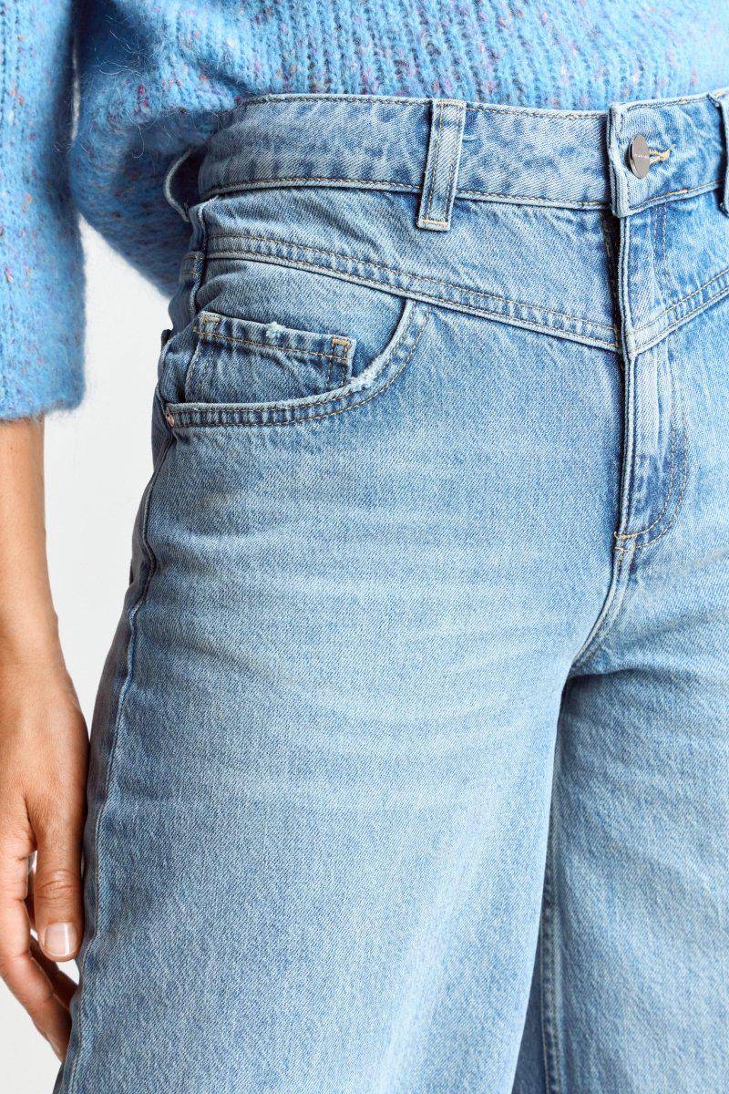Eich & Royal Wide Leg Denim Mit Passe