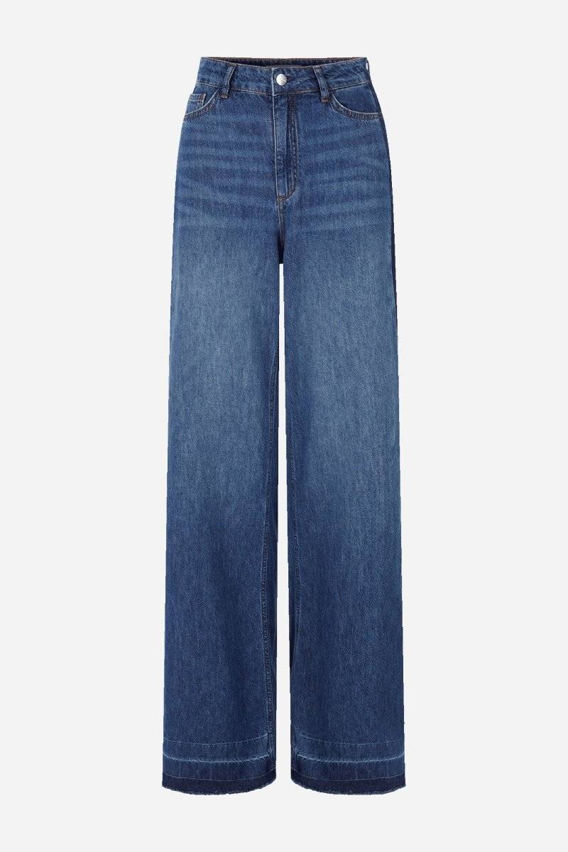 Eich & Royal Wide Leg Denim Mit Seitenstreifen