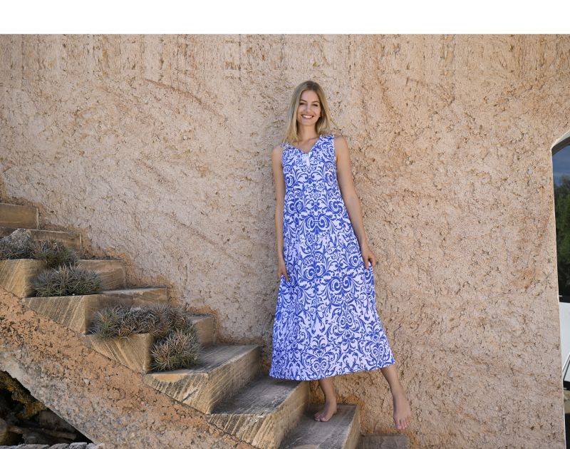 Ringella Maxikleid Im Stufen-Look