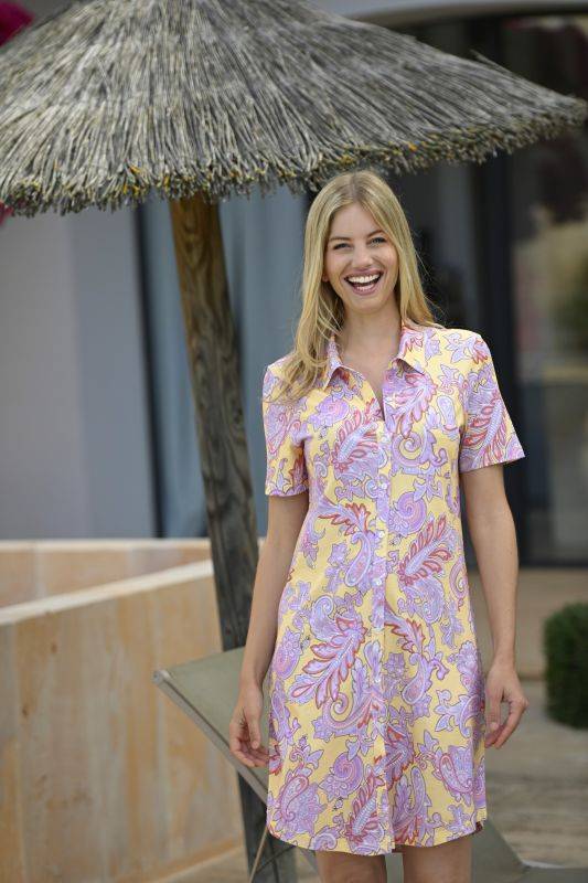 Ringella Nachthemd Mit Durchgehender Knopfleiste