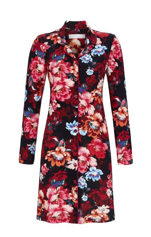 Ringella Nachthemd mit durchgehender Knopfleiste