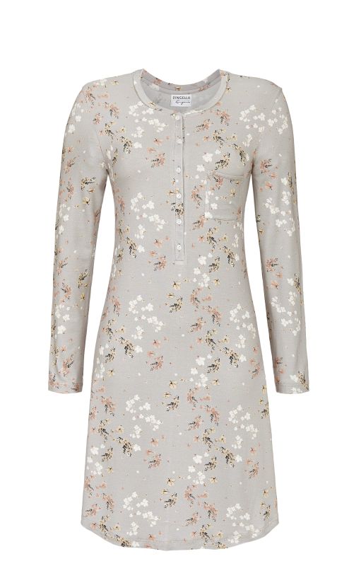 Ringella Nachthemd mit Knopfleiste