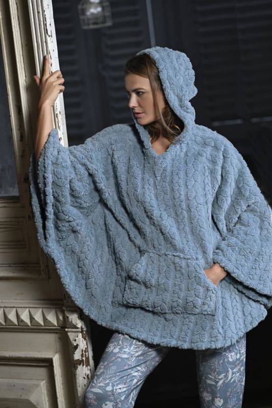 Ringella Poncho Mit Kapuze - One Size