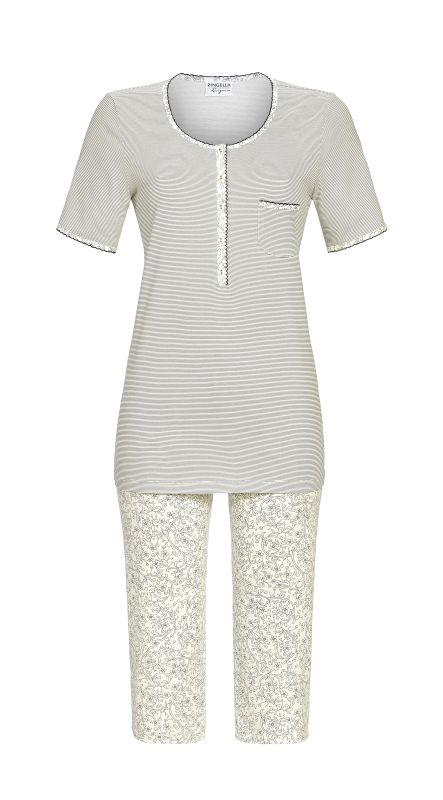 Ringella Pyjama mit Caprihose