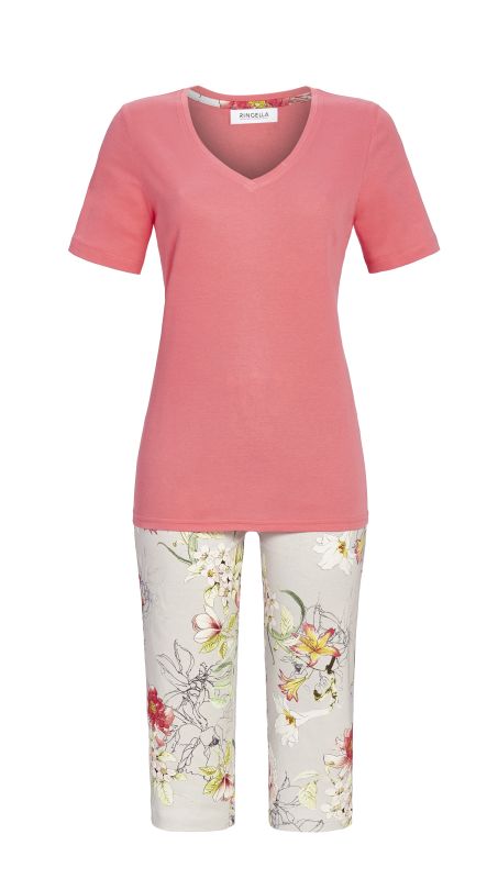 Ringella Pyjama mit Caprihose