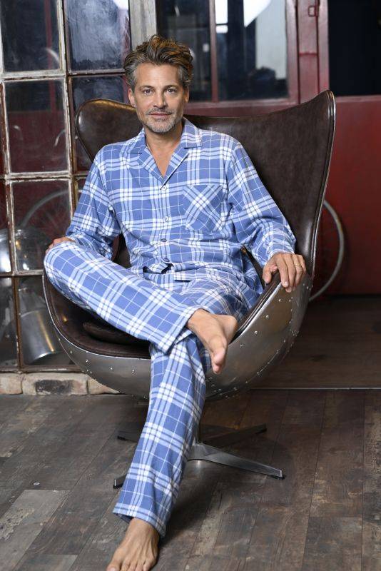 Ringella Pyjama Mit Durchgehender Knopfleiste