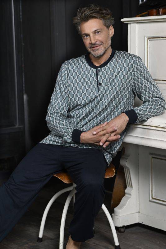 Ringella Pyjama Mit Knopfleiste