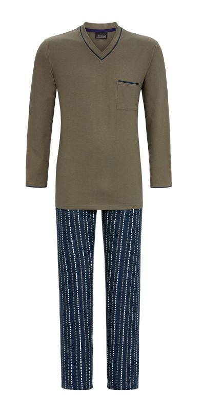 Ringella Pyjama mit V-Ausschnitt