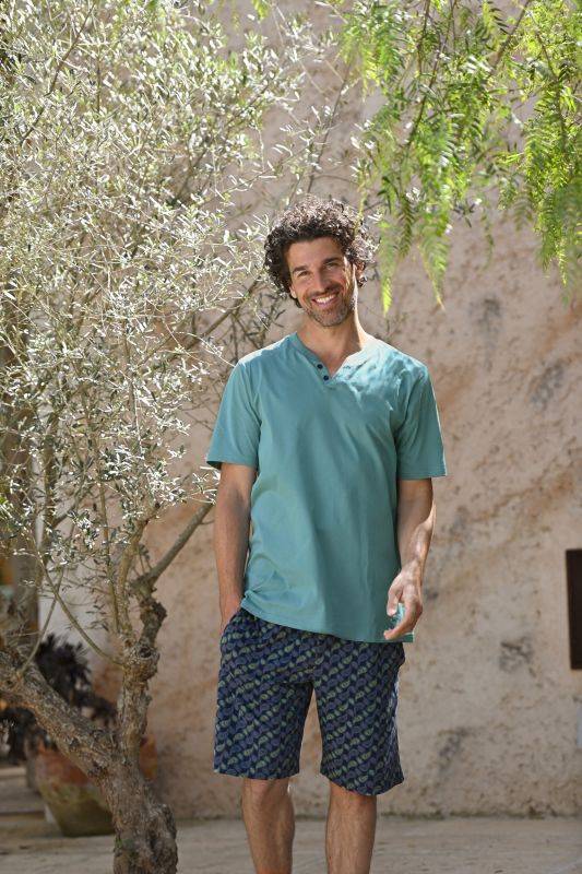 Ringella Shorty Mit Zierknopfblende