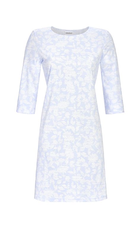 Ringella Sleepshirt mit Blätter-Print und 3/4 Arm