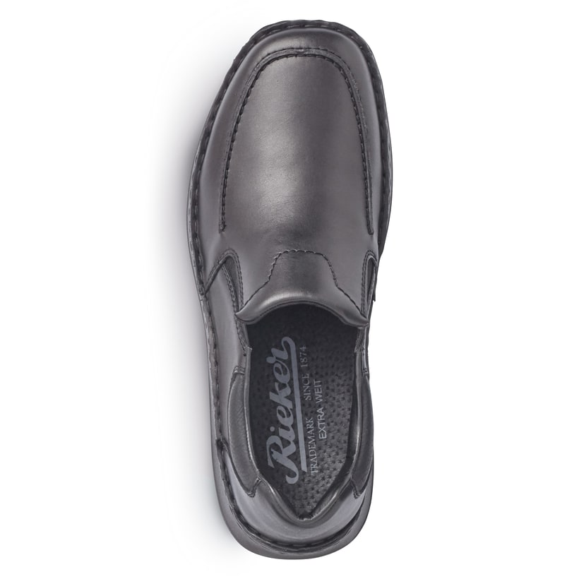Rieker Artikelnummer 03064-01 Rieker Herren Slipper Asphaltschwarz