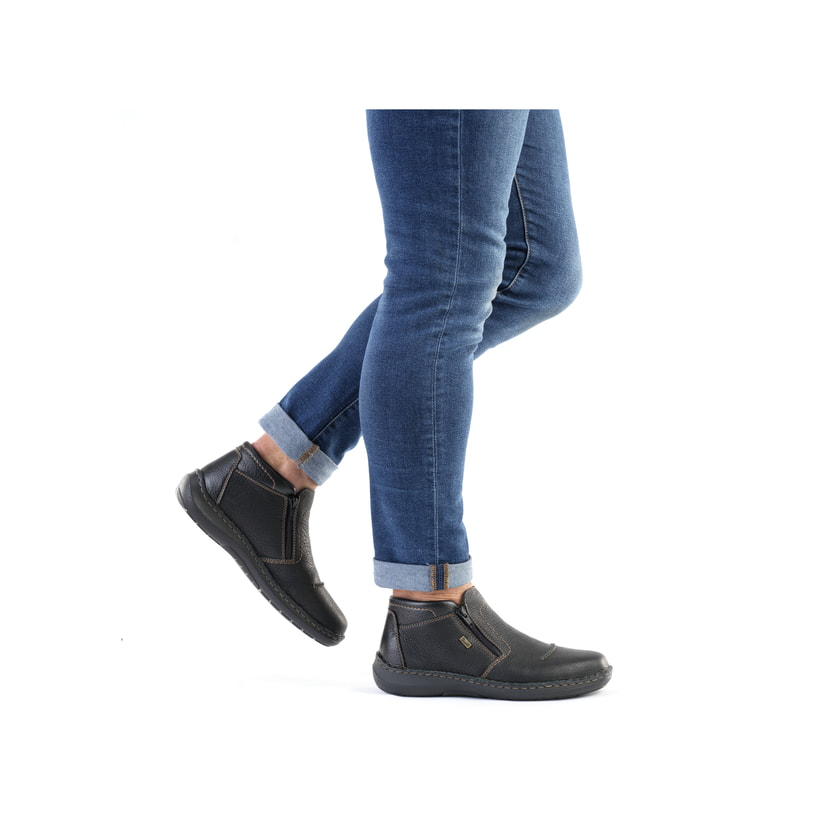 Rieker Artikelnummer 03072-00 Rieker Herren Slipper Graphitschwarz