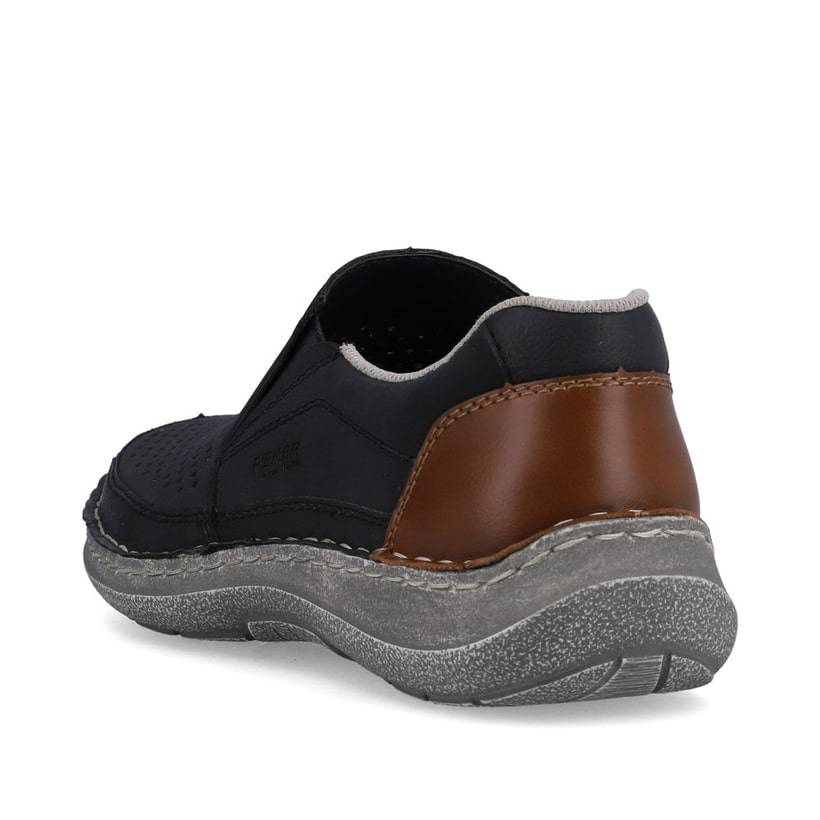 Rieker Artikelnummer 03079-14 Rieker Herren Slipper Ozeanblau