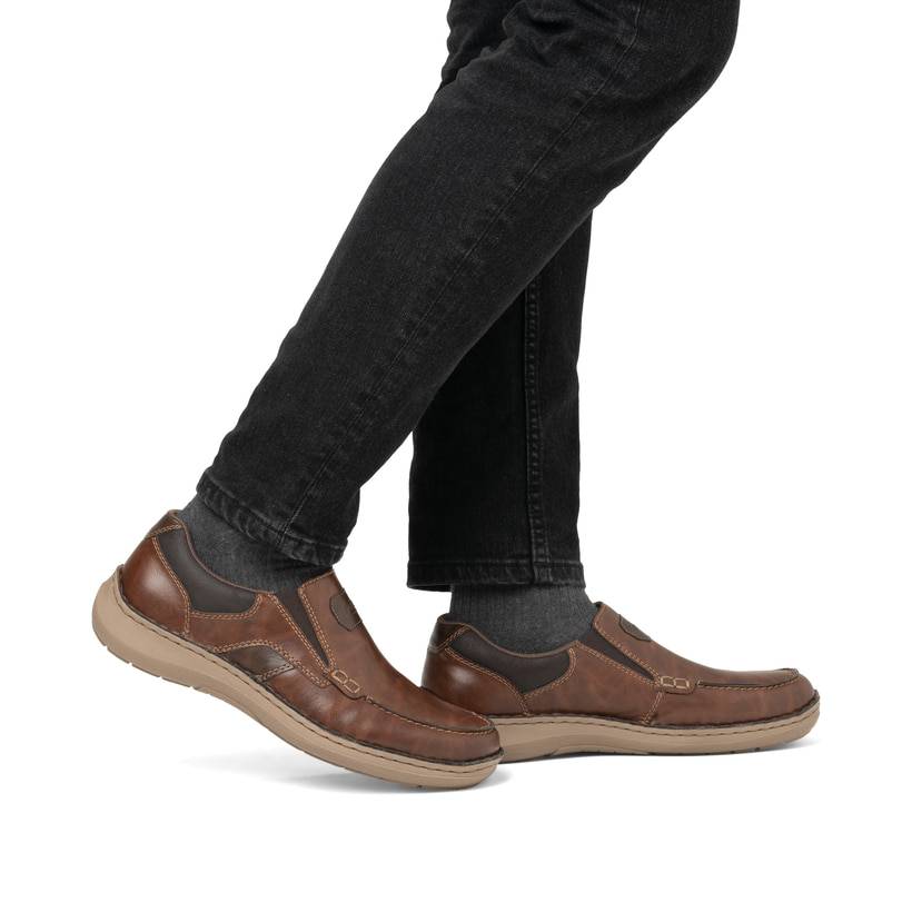 Rieker Artikelnummer 03092-24 Rieker Herren Slipper Kaffeebraun