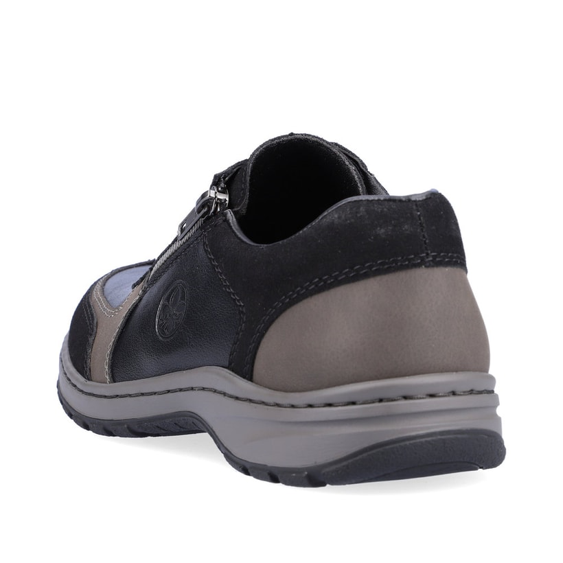Rieker Artikelnummer 03322-00 Rieker Herren Schnürschuhe Asphaltschwarz