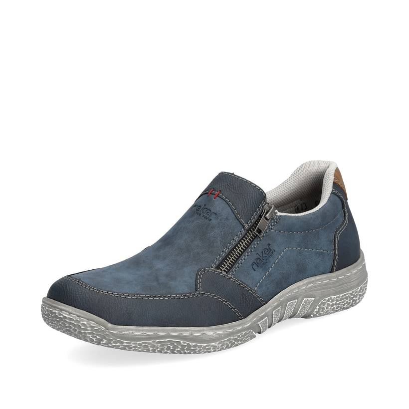 Rieker Artikelnummer 03550-14 Rieker Herren Slipper Blaugrau