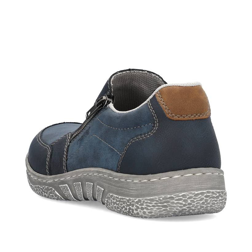 Rieker Artikelnummer 03550-14 Rieker Herren Slipper Blaugrau