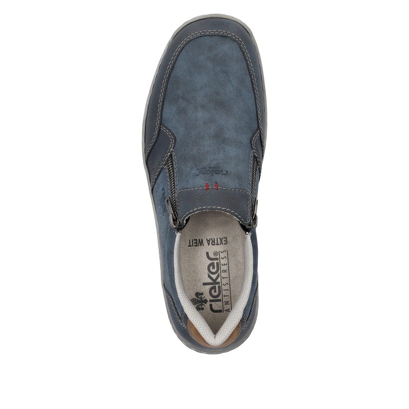 Rieker Artikelnummer 03550-14 Rieker Herren Slipper Blaugrau