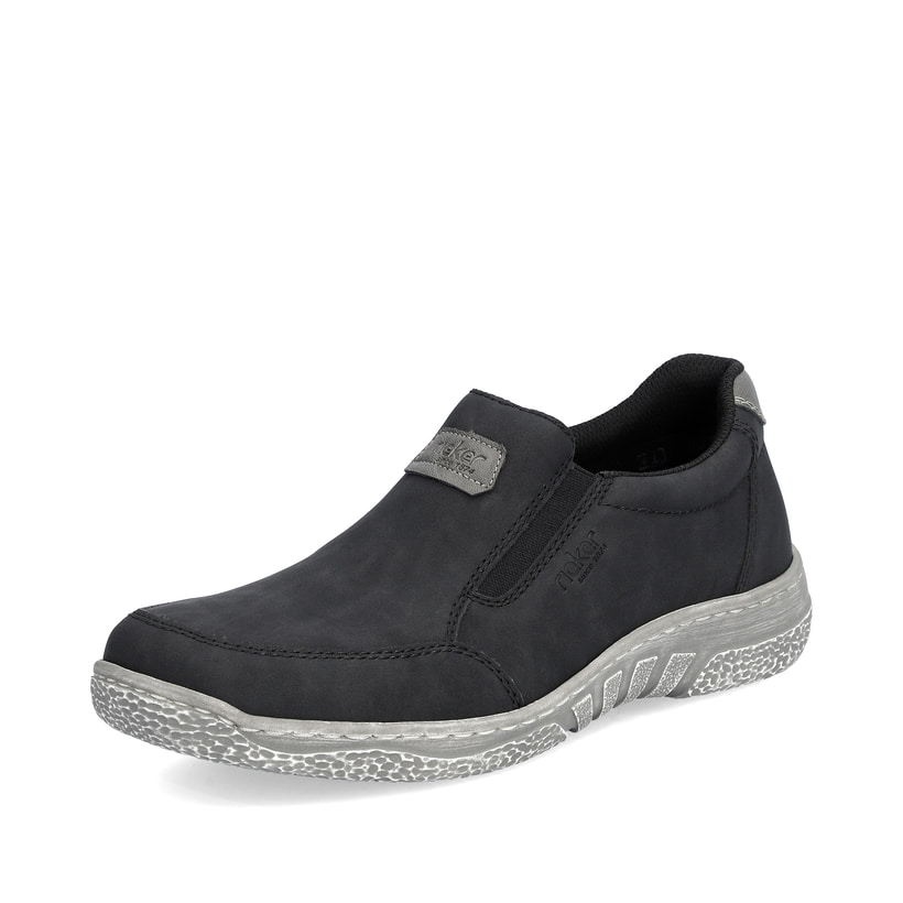 Rieker Artikelnummer 03553-00 Rieker Herren Slipper Asphaltschwarz