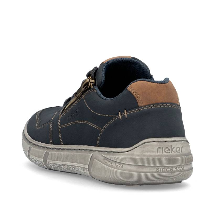 Rieker Artikelnummer 04003-14 Rieker Herren Schnürschuhe Stahlblau