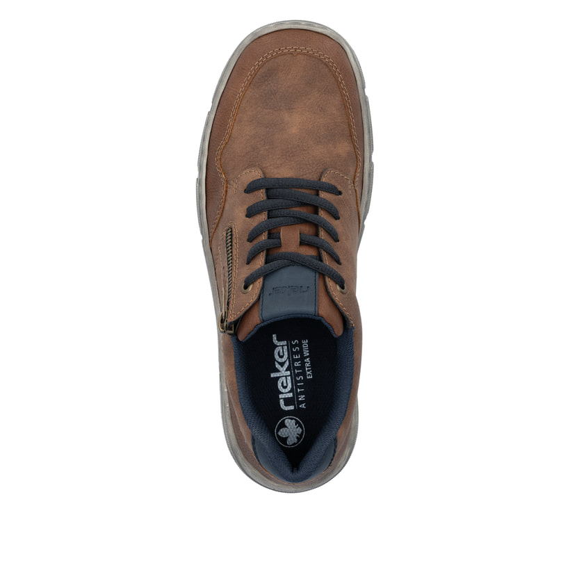 Rieker Artikelnummer 04003-24 Rieker Herren Schnürschuhe Kaffeebraun