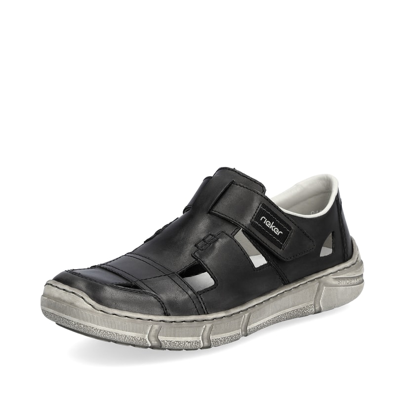 Rieker Artikelnummer 04050-40 Rieker Herren Slipper Asphaltgrau