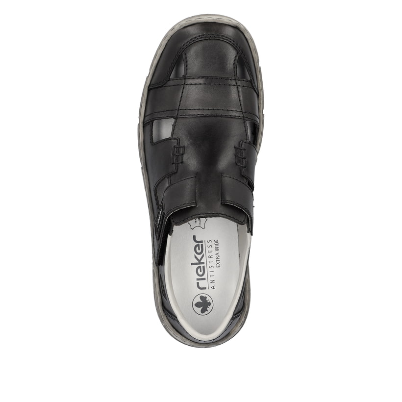 Rieker Artikelnummer 04050-40 Rieker Herren Slipper Asphaltgrau